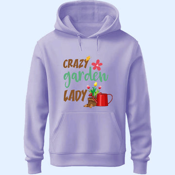 Crazy Garden Lady Unisex Hoodie