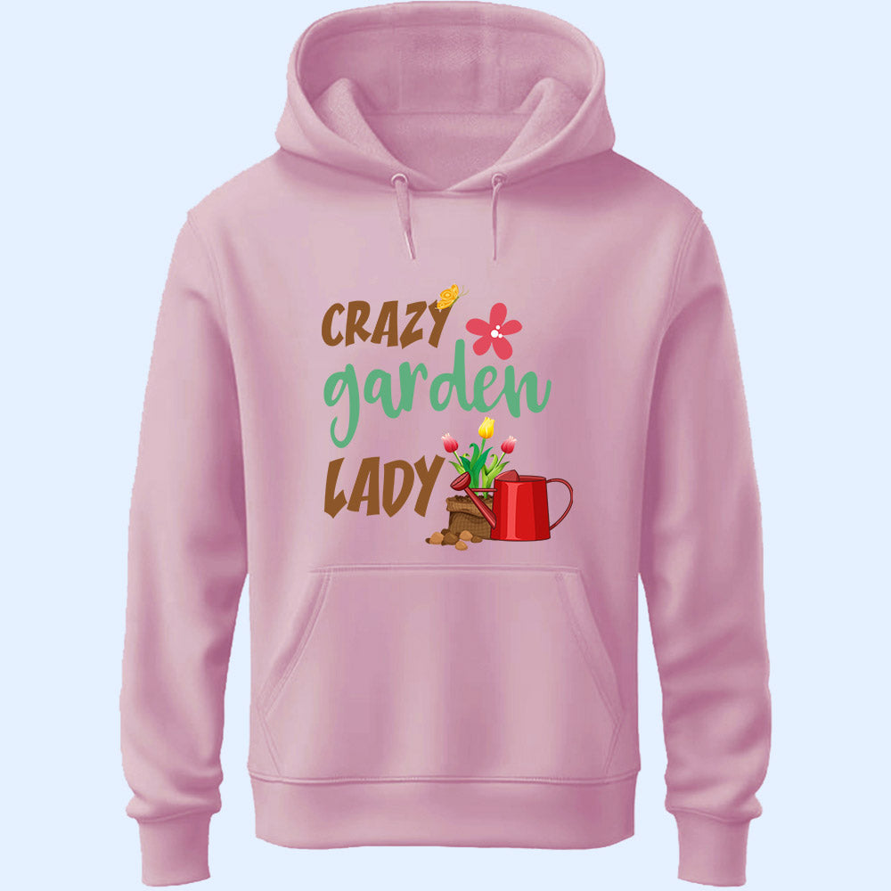 Crazy Garden Lady Unisex Hoodie