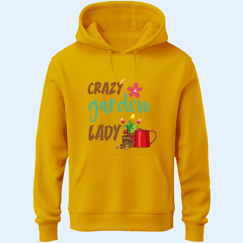 Crazy Garden Lady Unisex Hoodie