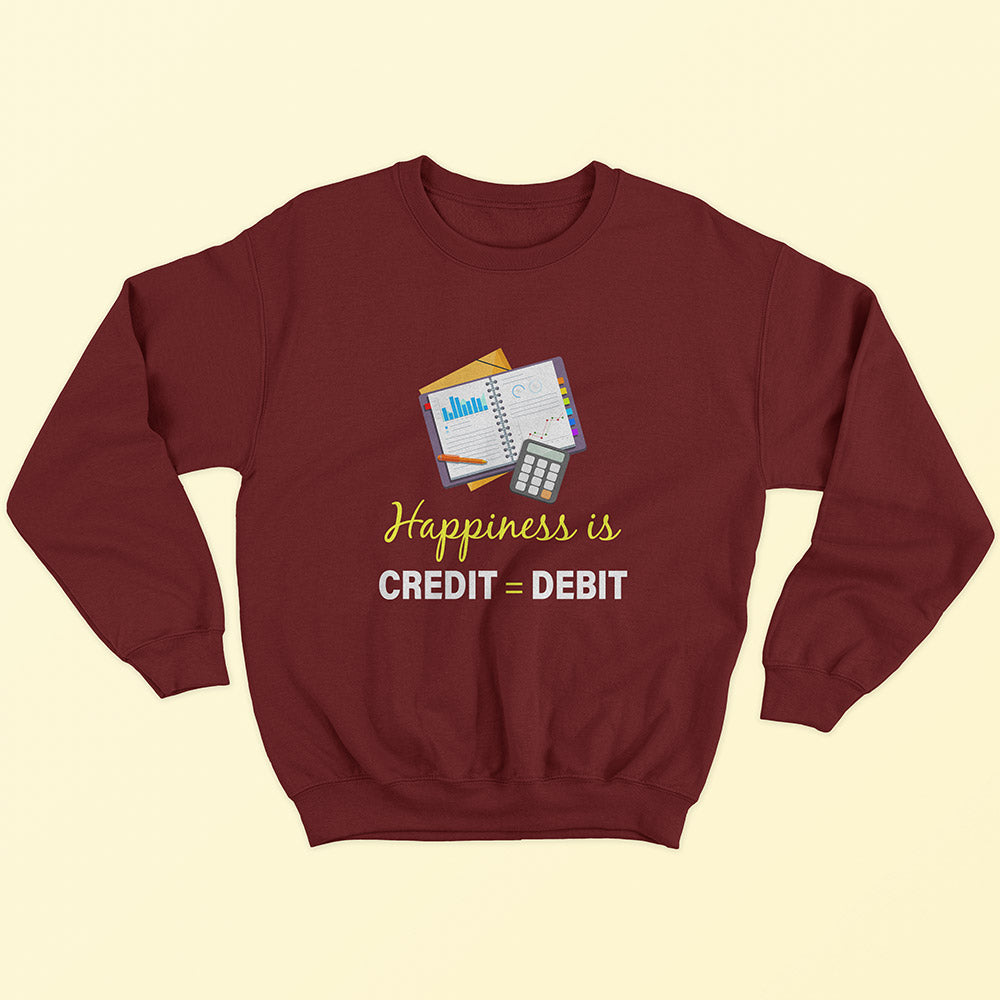 Credit Debit Sweatshirt - Soul & Peace