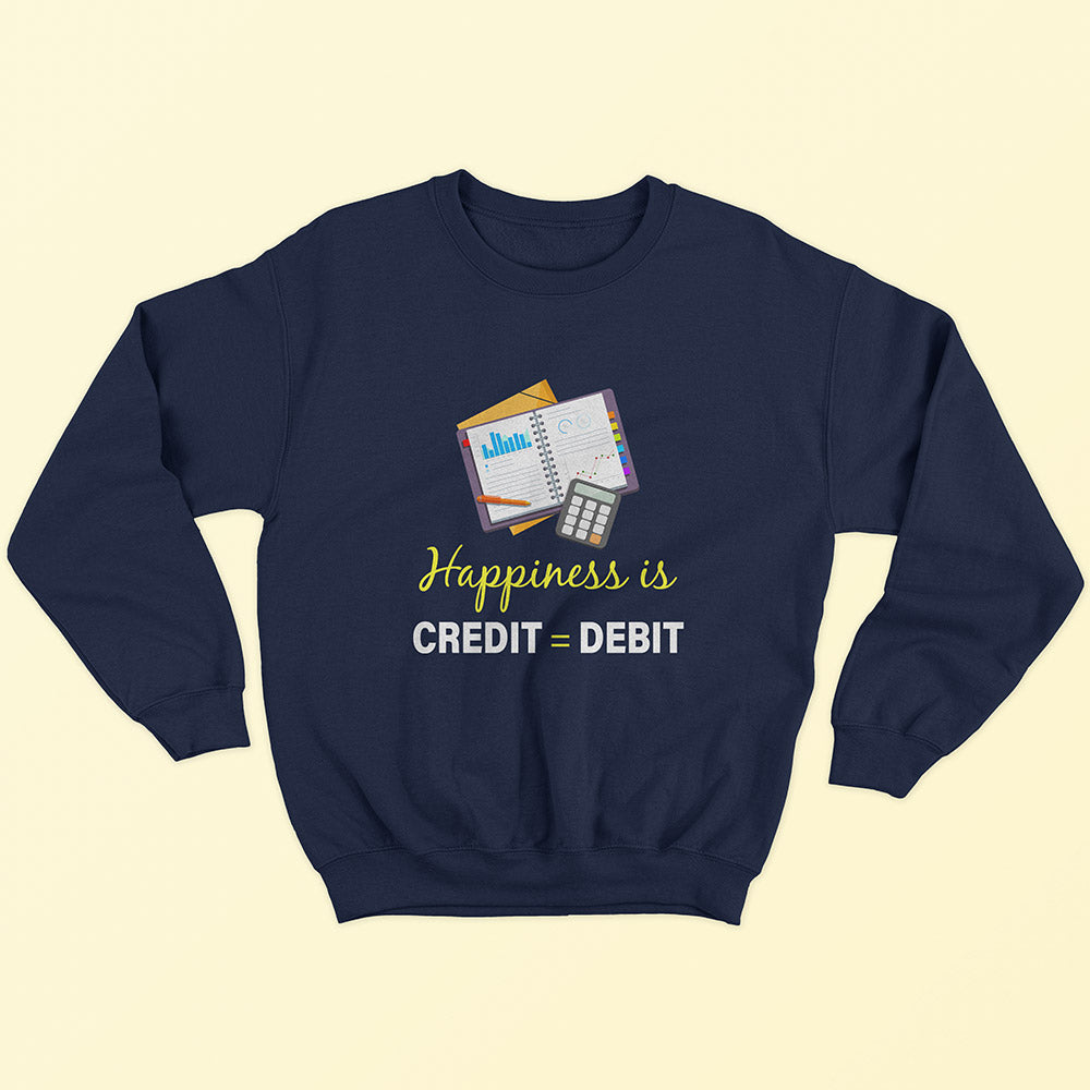 Credit Debit Sweatshirt - Soul & Peace
