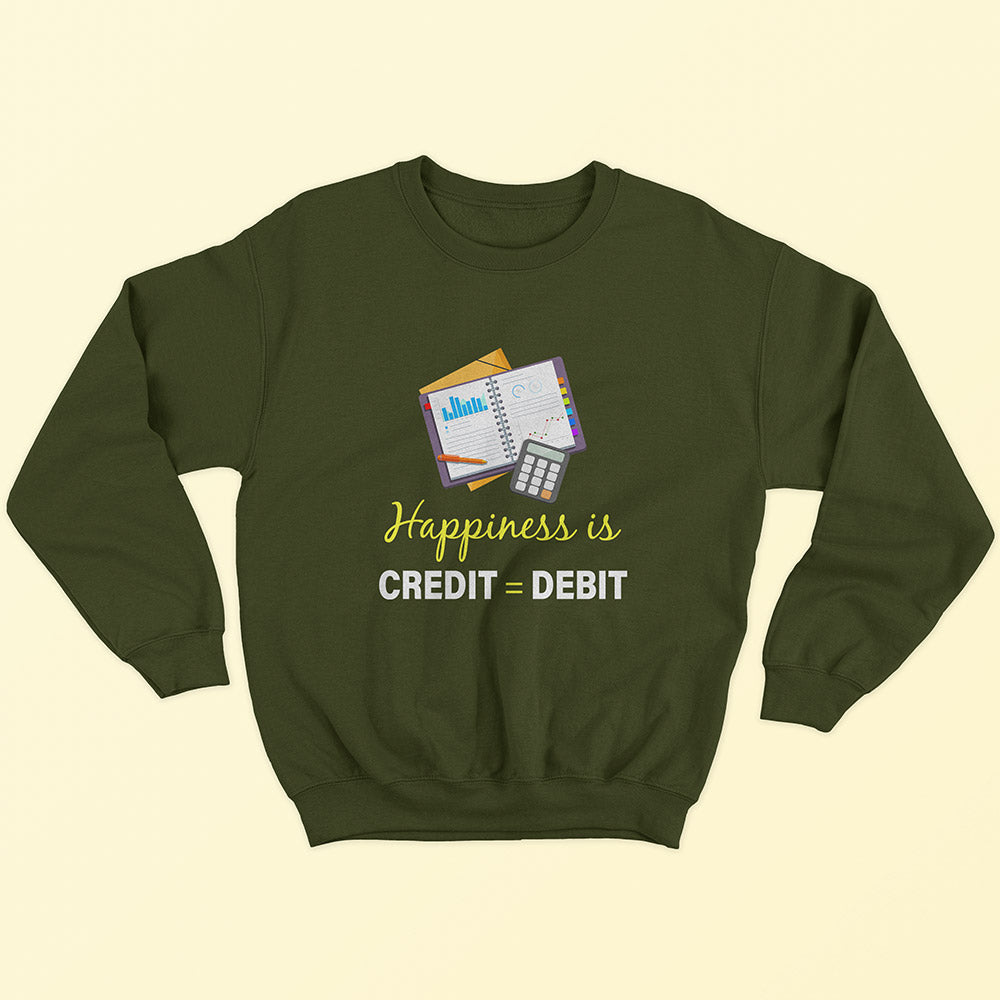 Credit Debit Sweatshirt - Soul & Peace