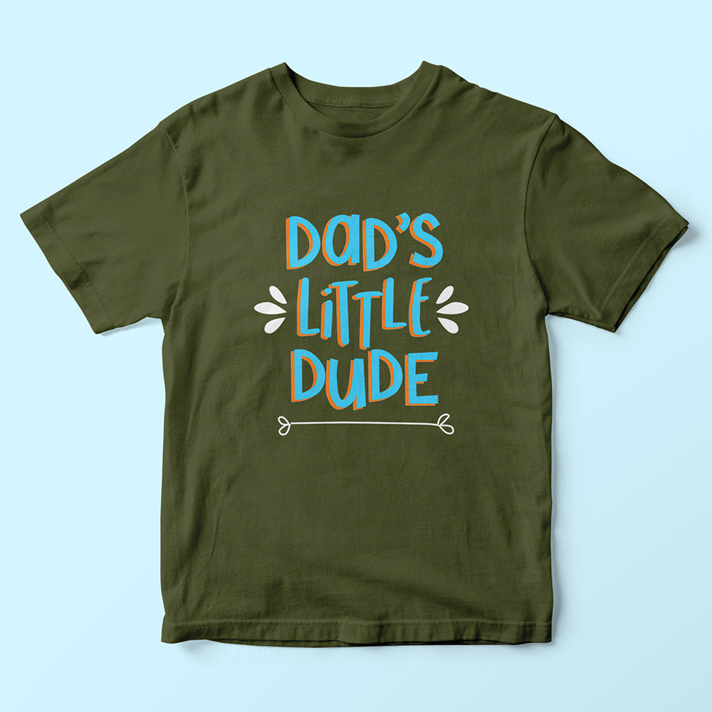 Dad's Little Dude Kids T-Shirt - Soul & Peace