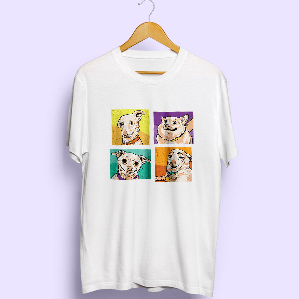Dog Memes Half Sleeve T-Shirt