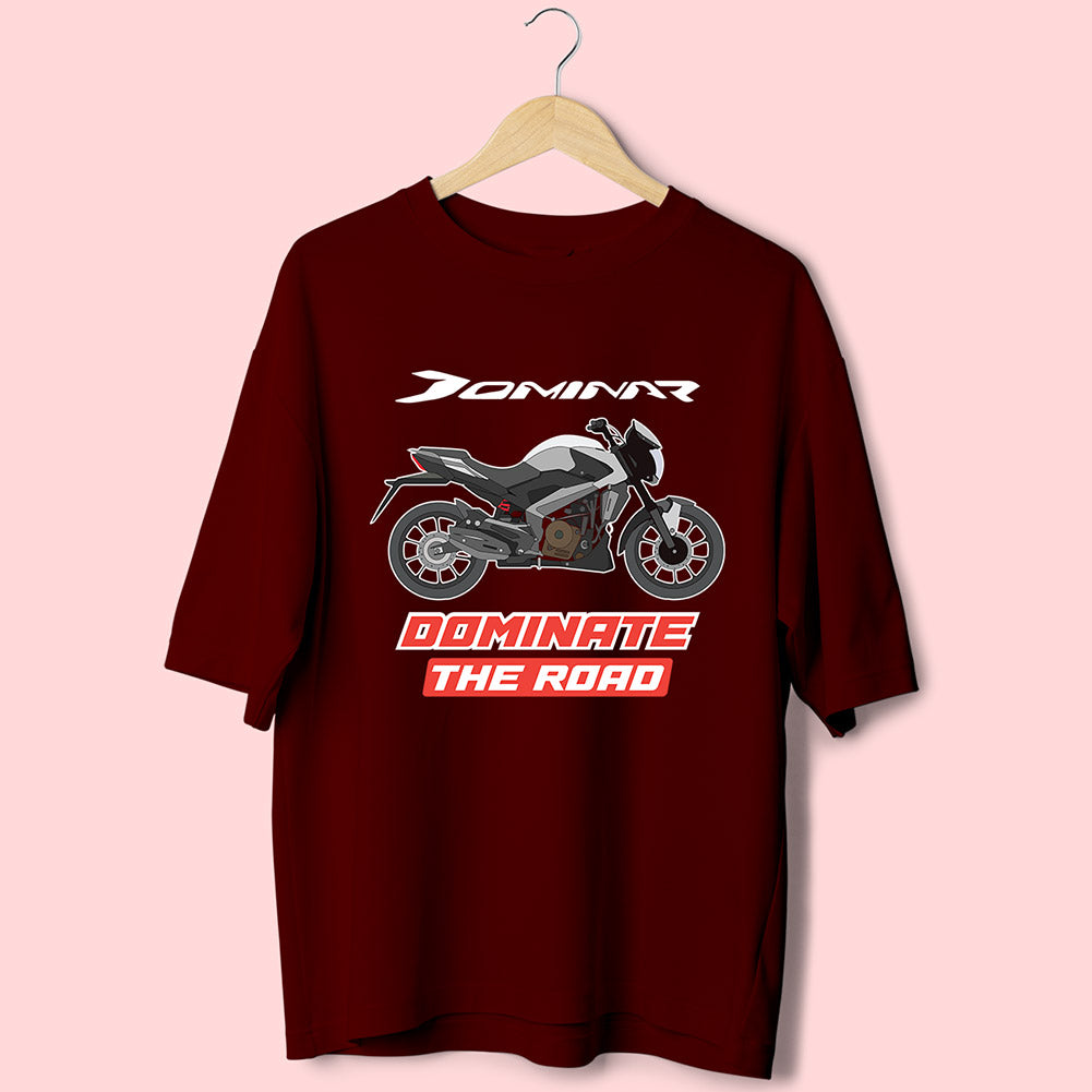 Dominate The Road (Front Print) Oversized T-Shirt