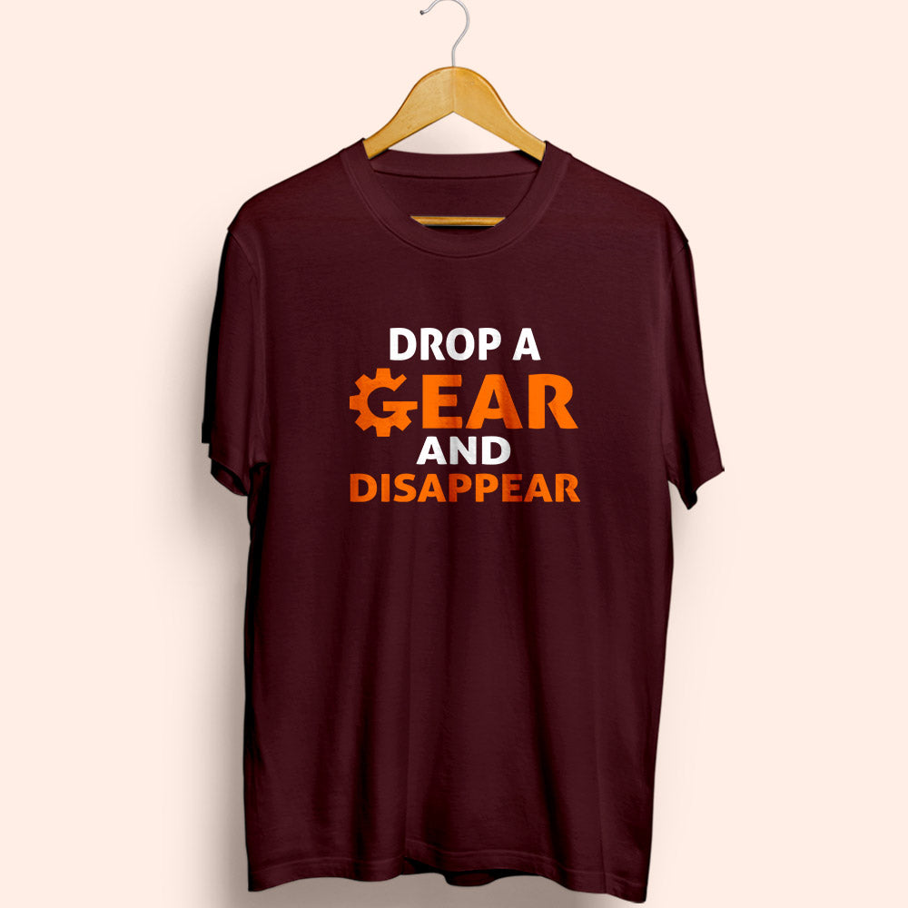 Drop A Gear Half Sleeve T-Shirt