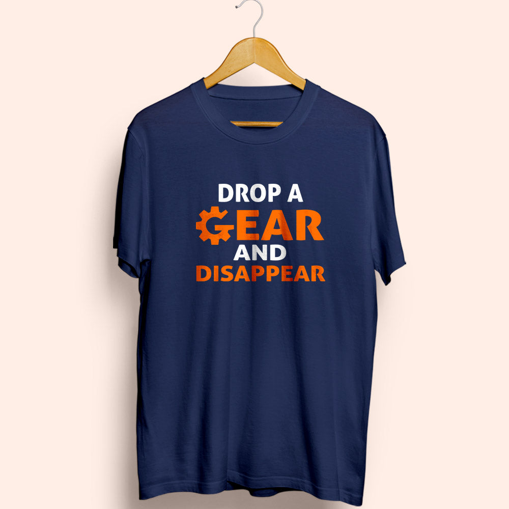 Drop A Gear Half Sleeve T-Shirt