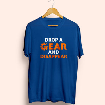 Drop A Gear Half Sleeve T-Shirt