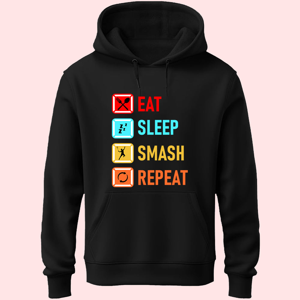 Eat Sleep Smash Repeat Unisex Hoodie