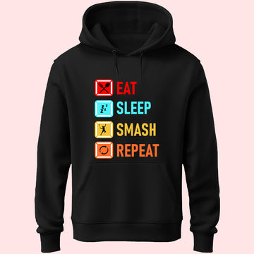 Eat Sleep Smash Repeat Unisex Hoodie