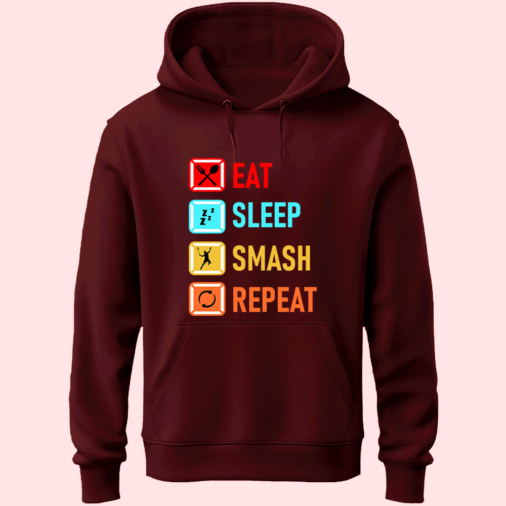 Eat Sleep Smash Repeat Unisex Hoodie