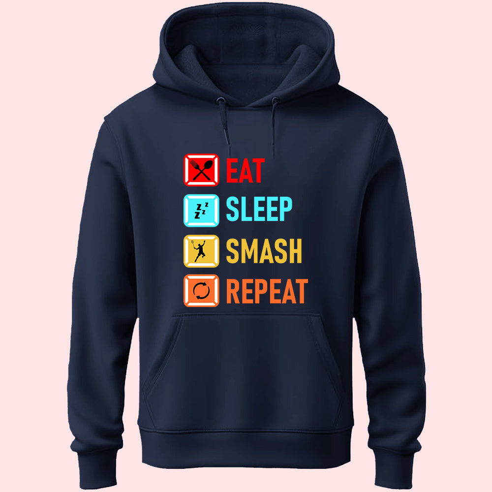 Eat Sleep Smash Repeat Unisex Hoodie