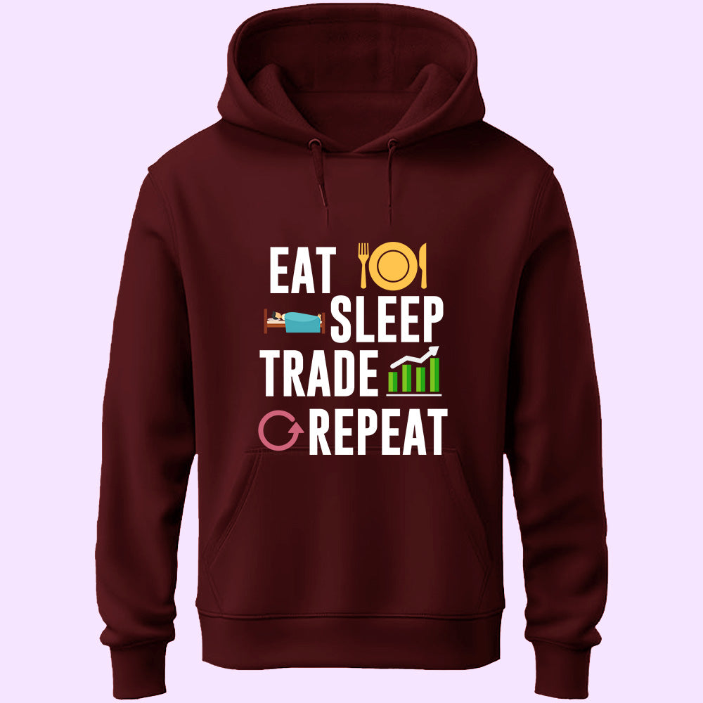 Eat Sleep Trade Repeat Unisex Hoodie