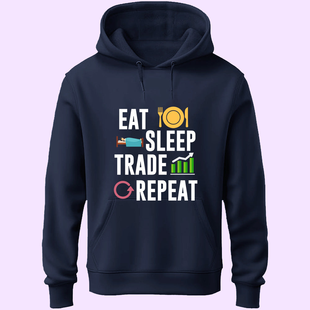 Eat Sleep Trade Repeat Unisex Hoodie