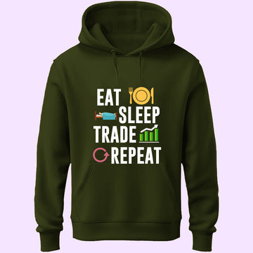 Eat Sleep Trade Repeat Unisex Hoodie