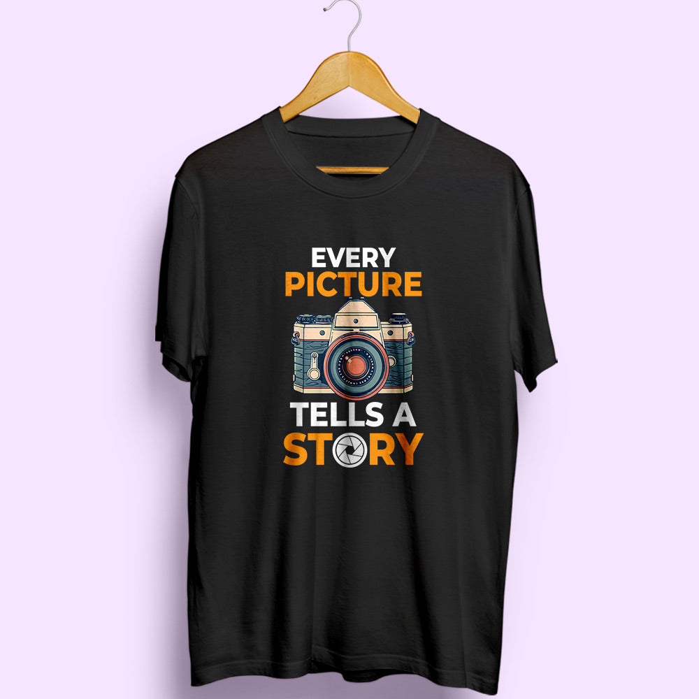 Tells A Story Half Sleeve T-Shirt
