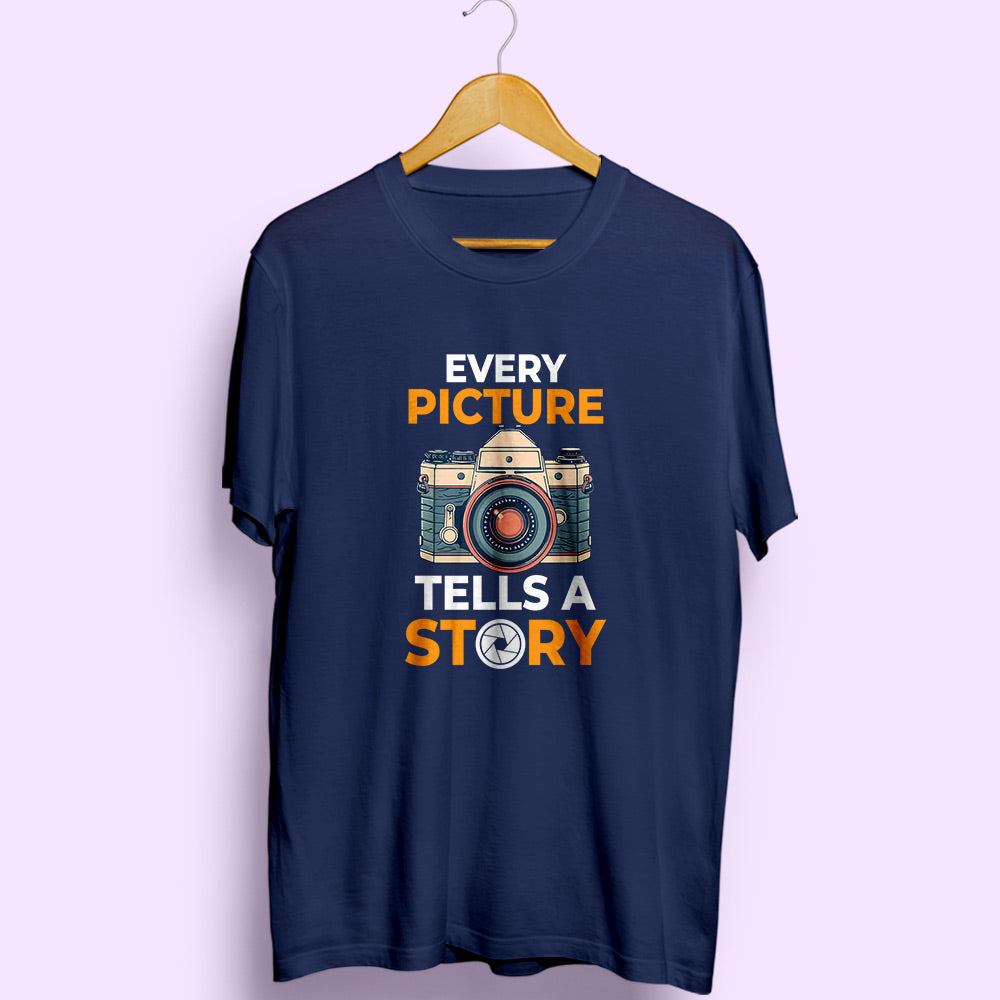 Tells A Story Half Sleeve T-Shirt