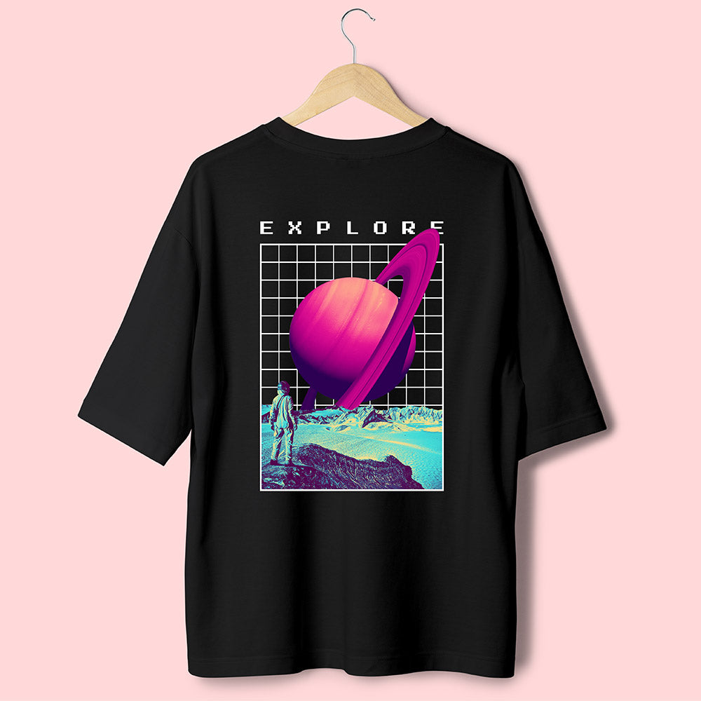 Explore (Back Print) Oversized T-Shirt