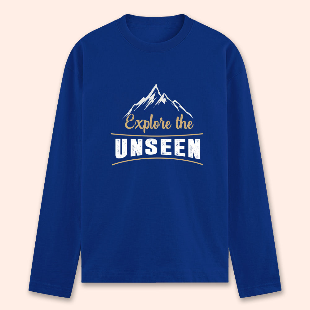 Explore The Unseen Full Sleeve T-shirt - Soul & Peace