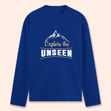 Explore The Unseen Full Sleeve T-shirt - Soul & Peace