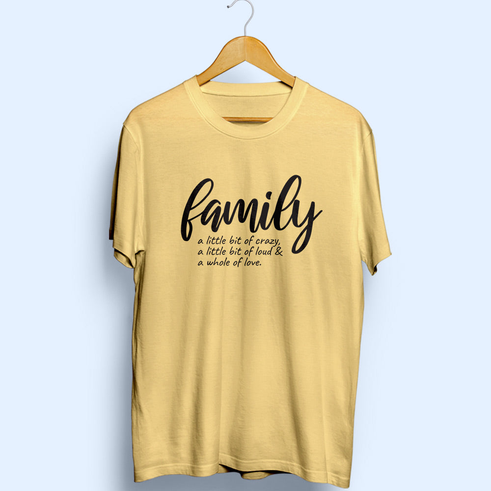 Family Half Sleeve T-Shirt - Soul & Peace