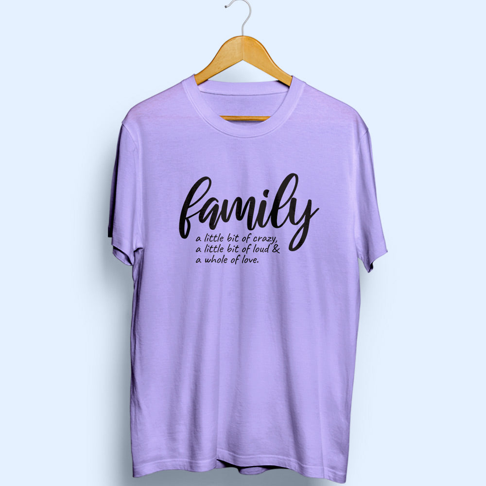 Family Half Sleeve T-Shirt - Soul & Peace