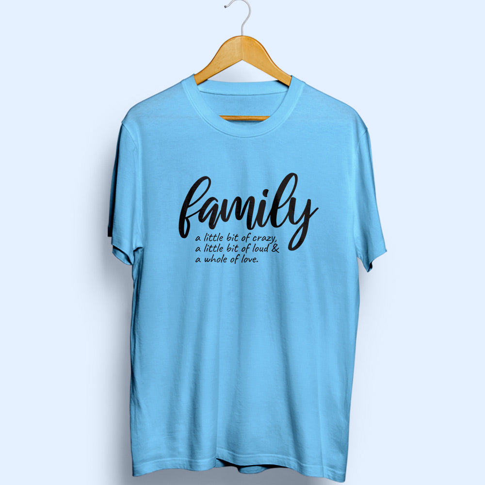 Family Half Sleeve T-Shirt - Soul & Peace