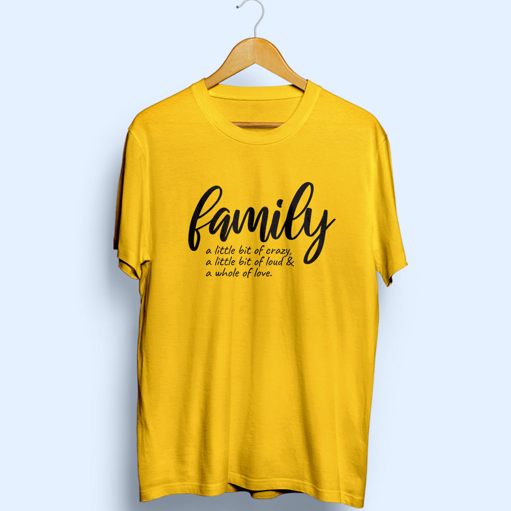Family Half Sleeve T-Shirt - Soul & Peace