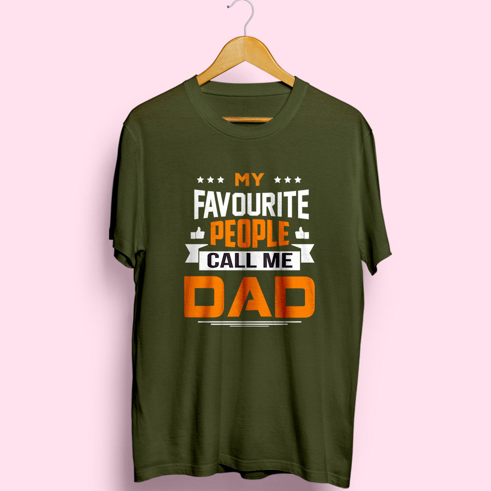 Favourite People : DAD Half Sleeve T-Shirt - Soul & Peace