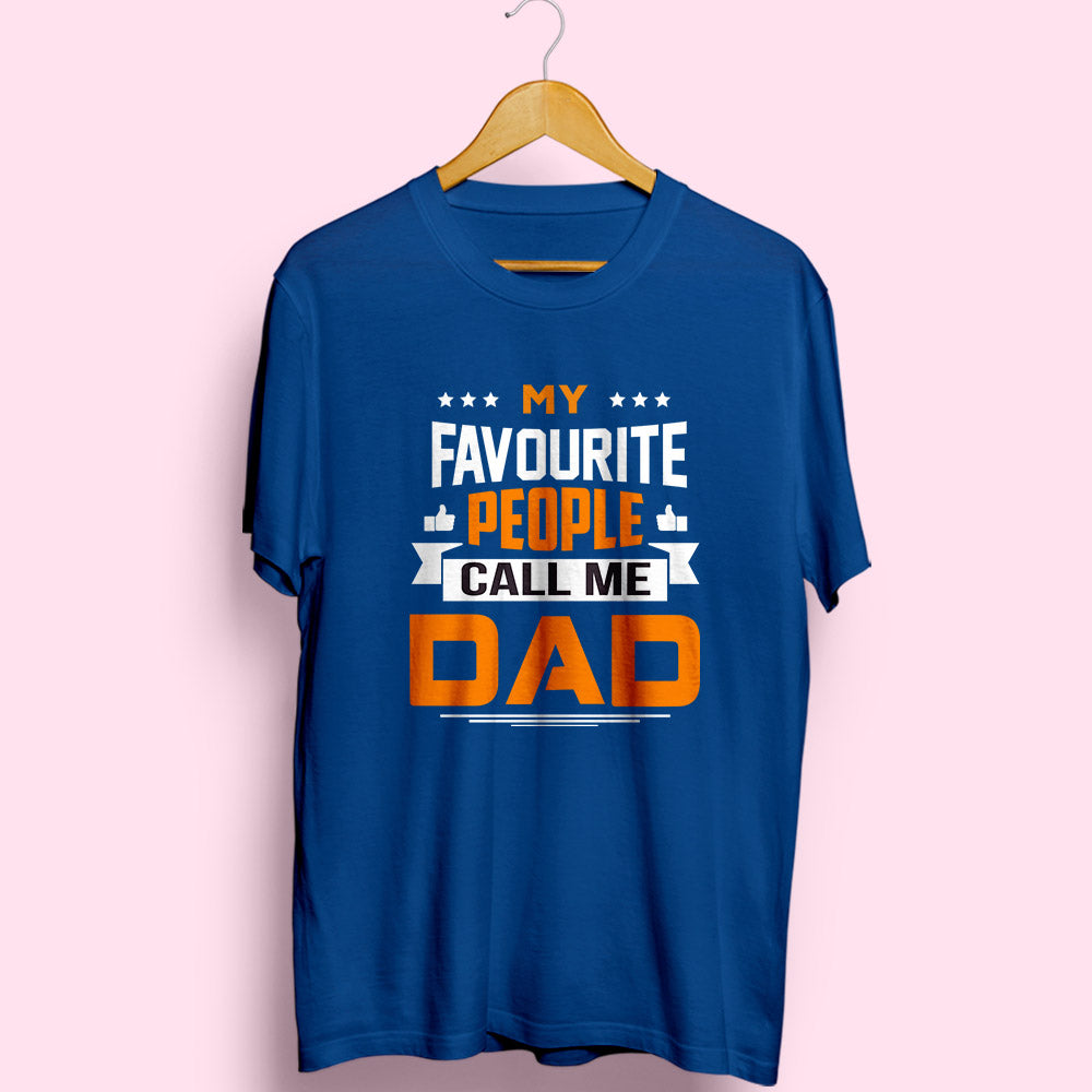 Favourite People : DAD Half Sleeve T-Shirt - Soul & Peace