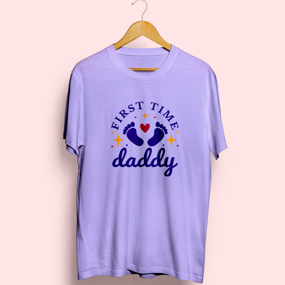 First Time Daddy Half Sleeve T-Shirt