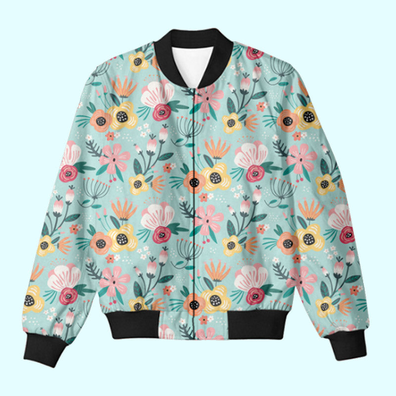 Flowers Bomber Jacket