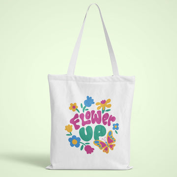 Flower Up Tote Bag
