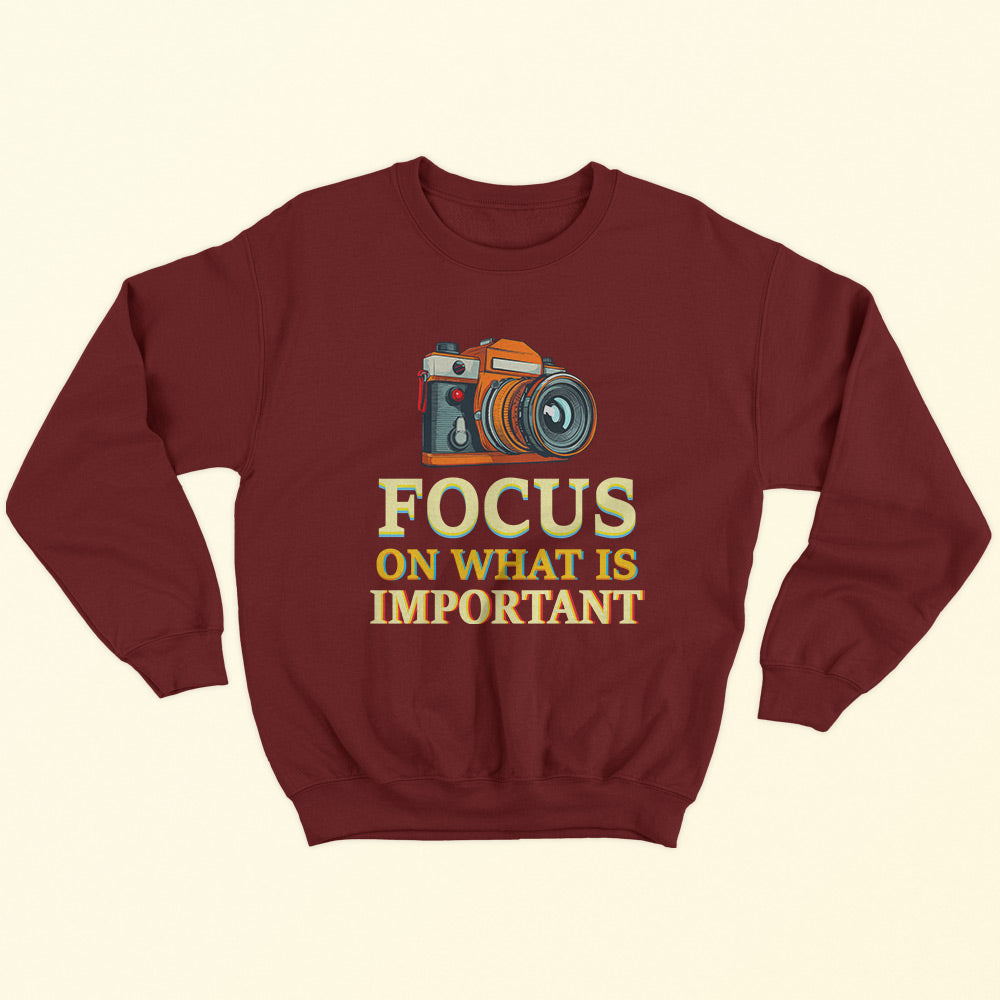 Focus On Important Sweatshirt - Soul & Peace