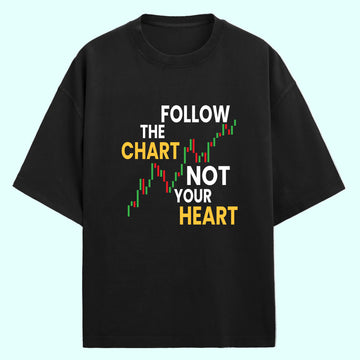 Follow The Chart (Front Print) Oversized T-Shirt
