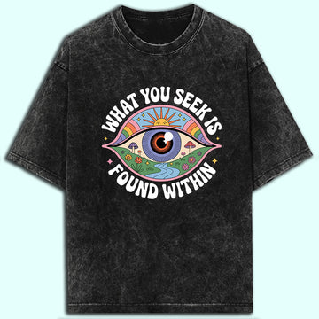 Found Within Acid Wash Oversized T-Shirt