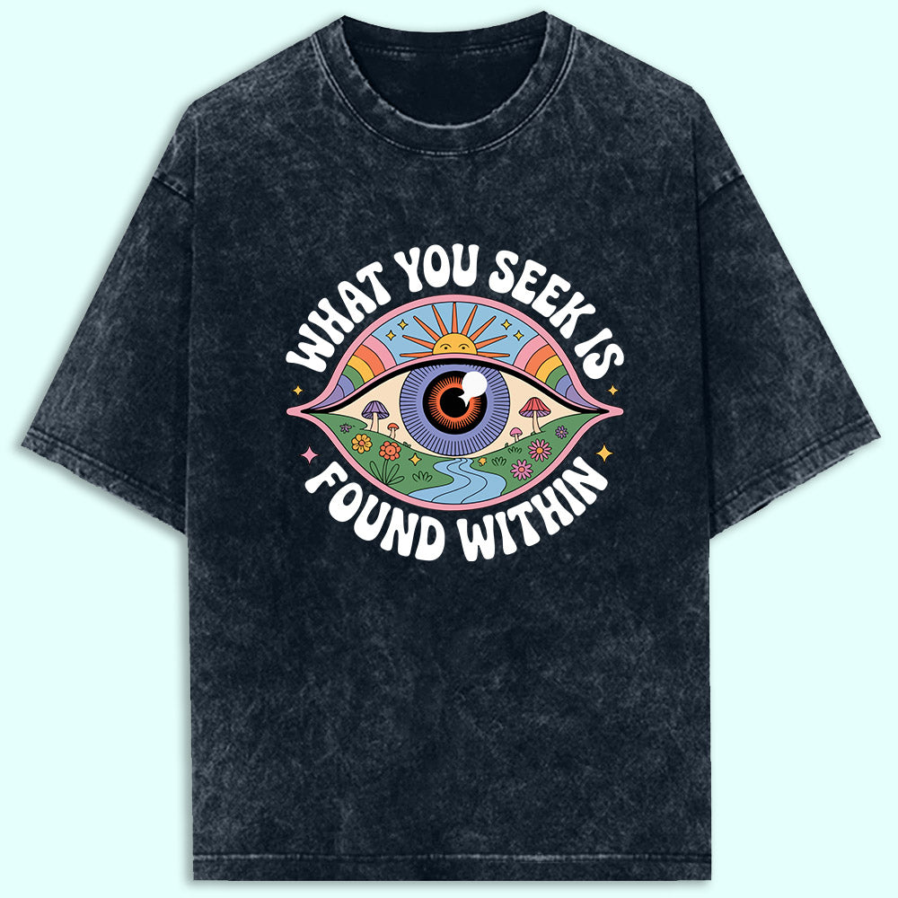 Found Within Acid Wash Oversized T-Shirt