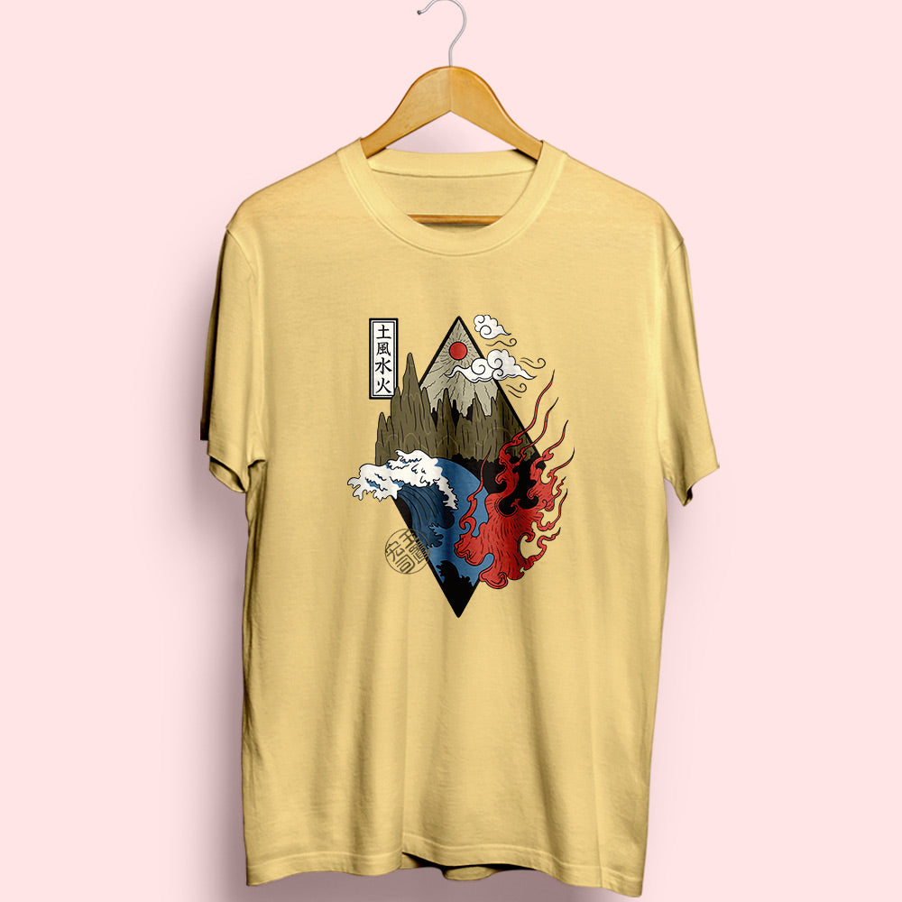 Four Elements Half Sleeve T-Shirt