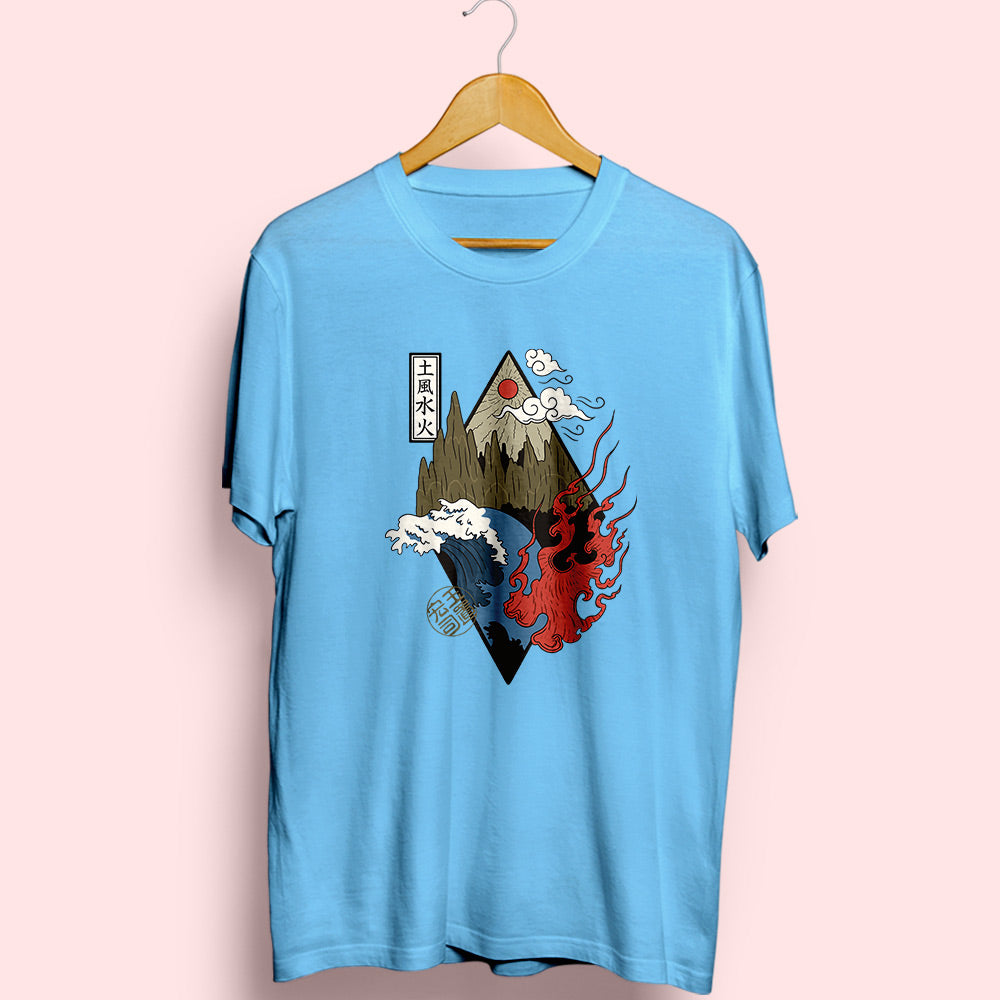 Four Elements Half Sleeve T-Shirt
