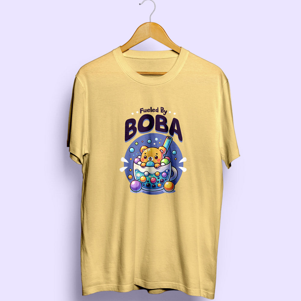 Fueled By Boba Half Sleeve T-Shirt