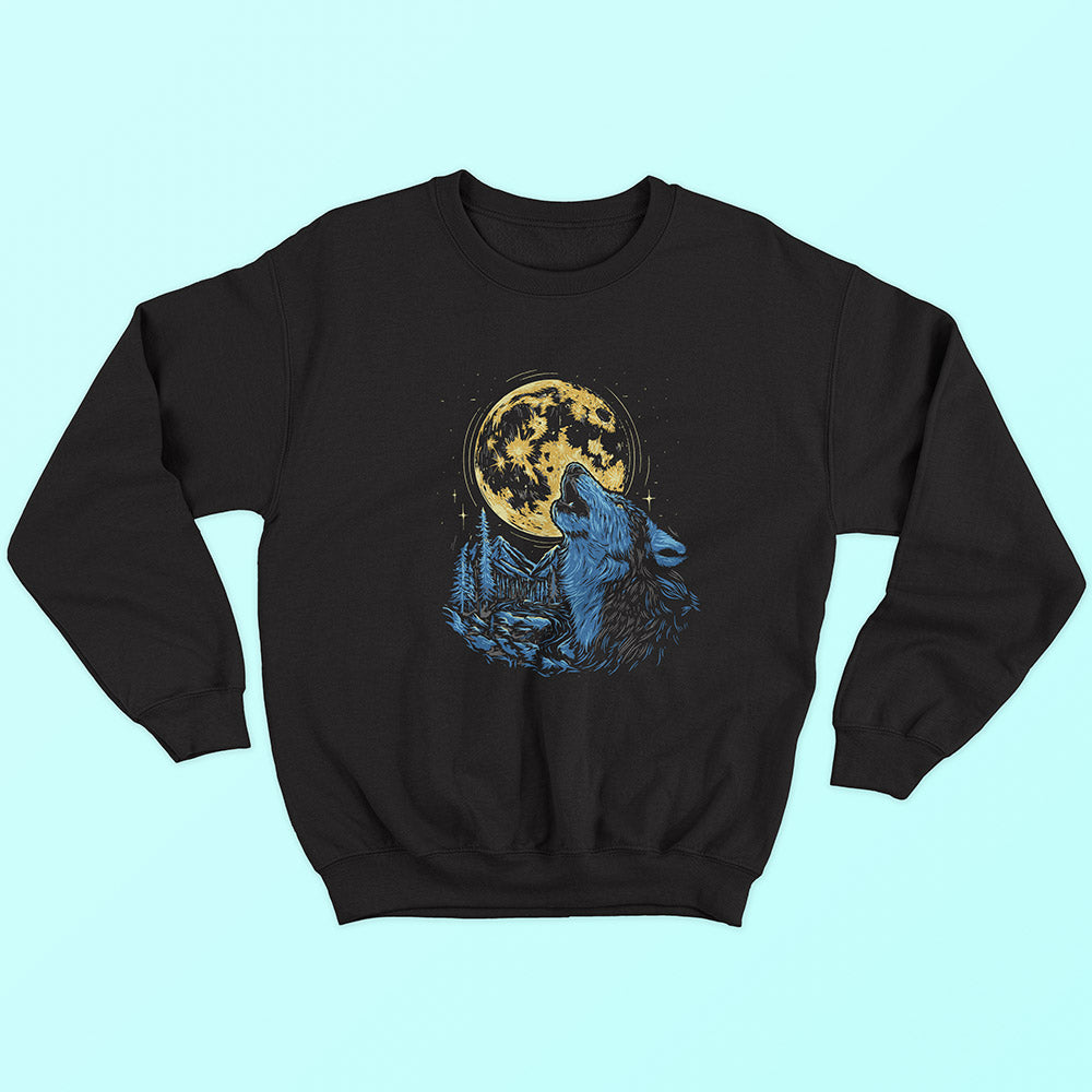 Full Moon Wolf Sweatshirt