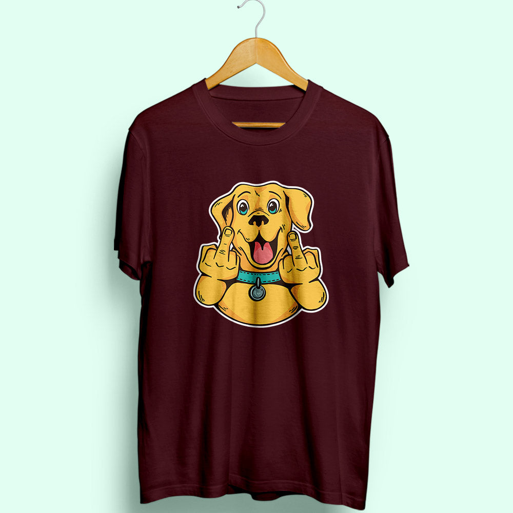 Funny Dog Half Sleeve T-Shirt - Soul & Peace