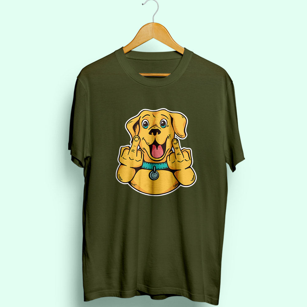 Funny Dog Half Sleeve T-Shirt - Soul & Peace