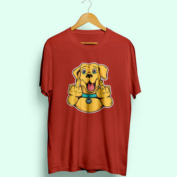 Funny Dog Half Sleeve T-Shirt