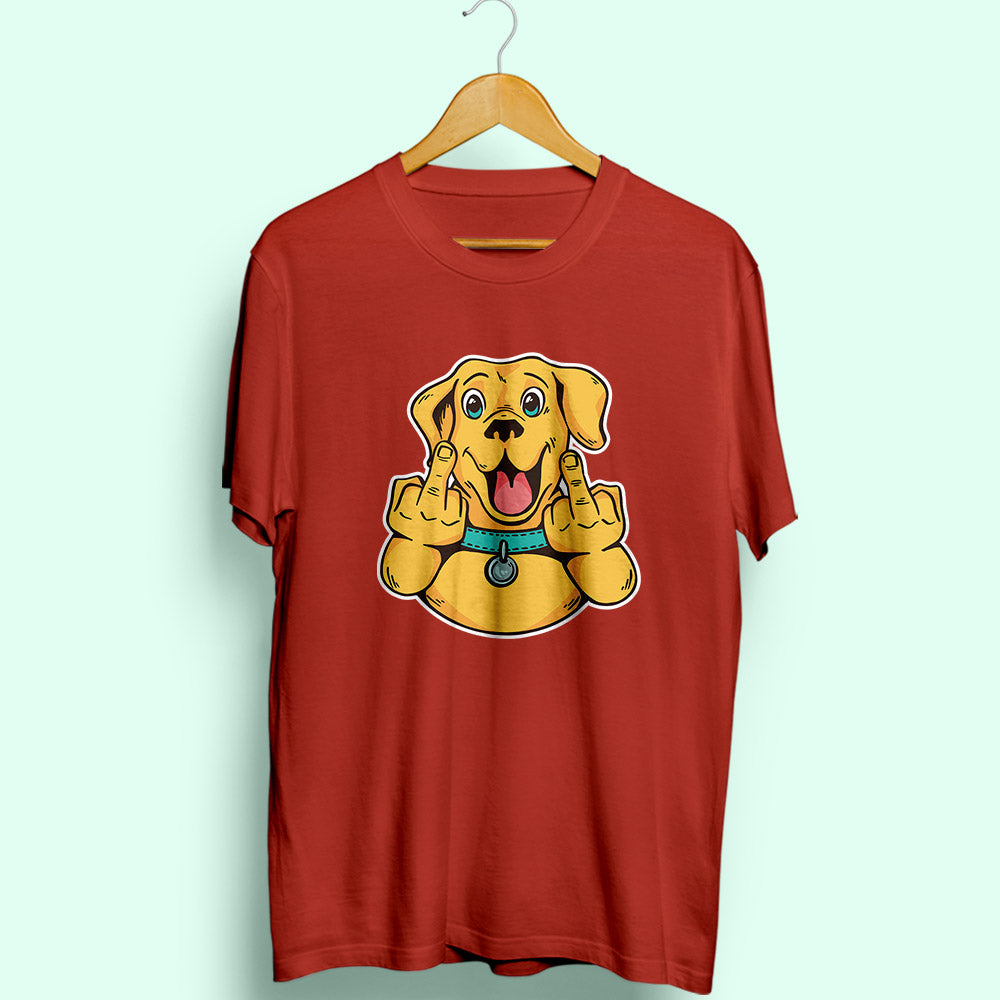 Funny Dog Half Sleeve T-Shirt - Soul & Peace