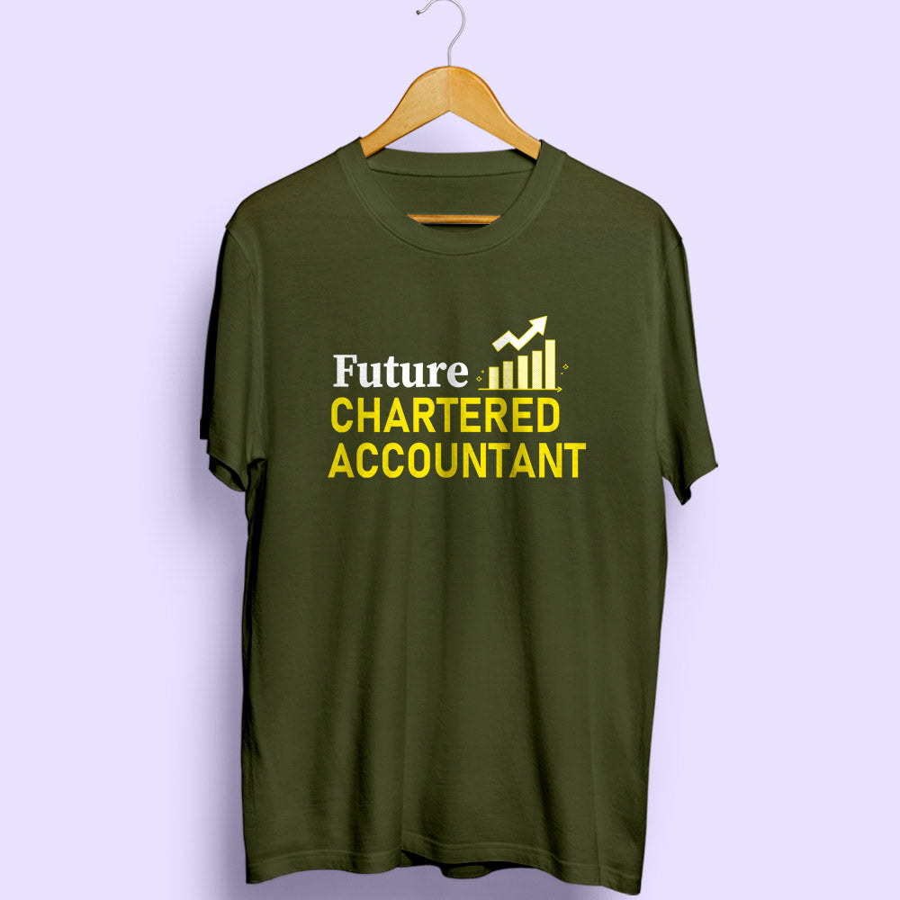 Future Chartered Accountant Half Sleeve T-Shirt - Soul & Peace