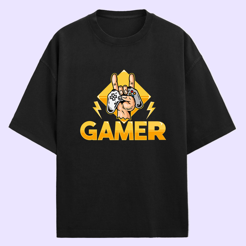 Gamer (Front Print) Oversized T-Shirt