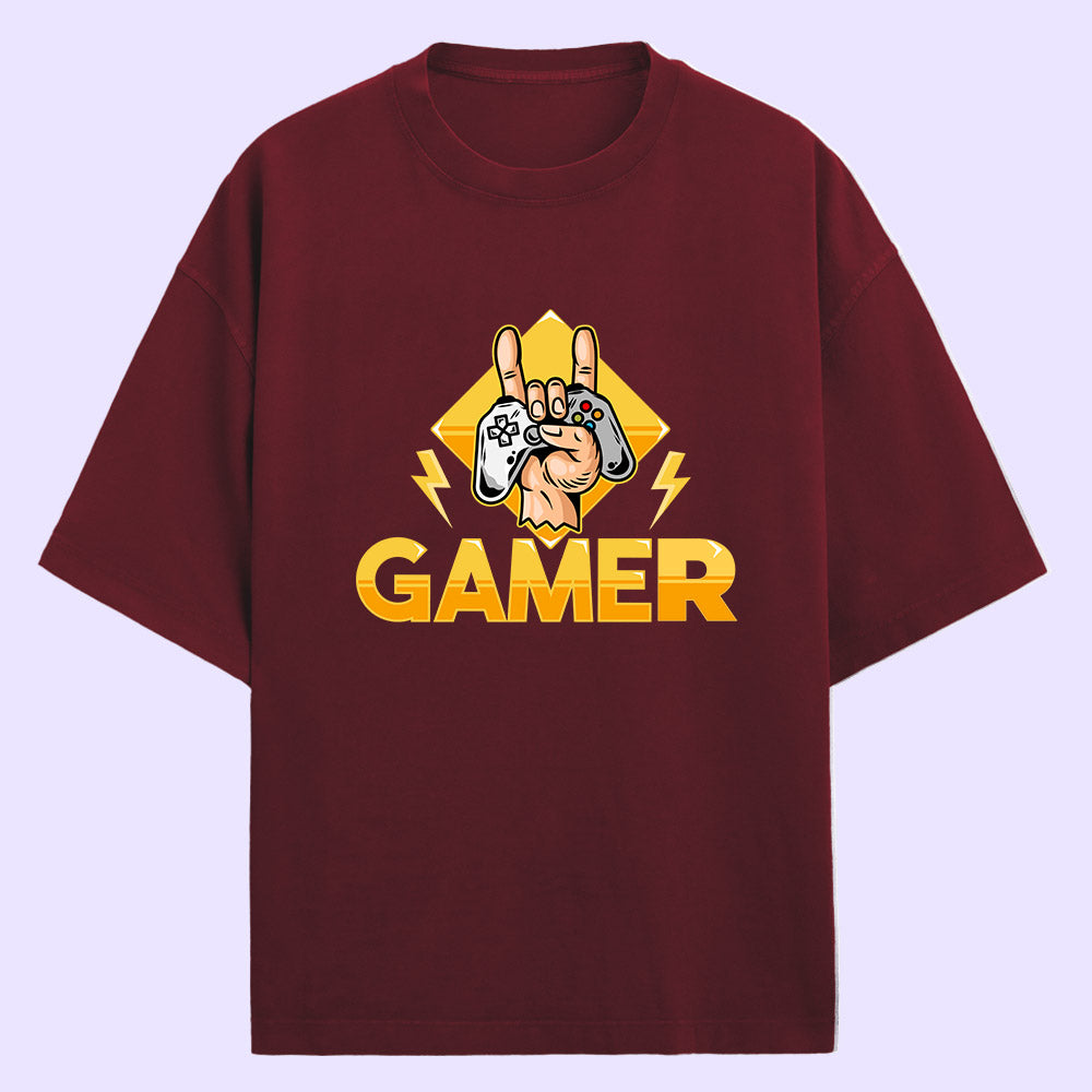 Gamer (Front Print) Oversized T-Shirt