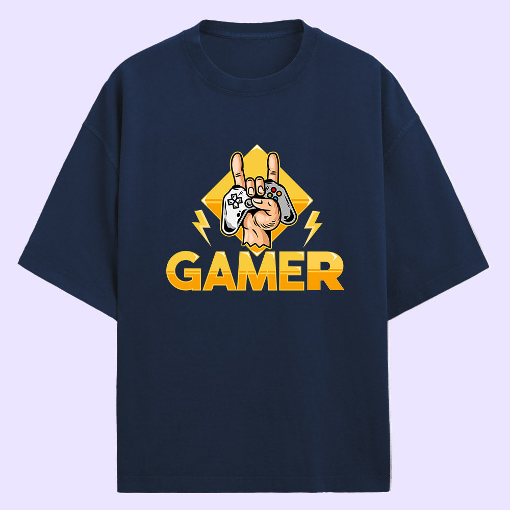 Gamer (Front Print) Oversized T-Shirt
