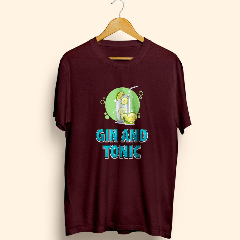 Gin And Tonic Half Sleeve T-Shirt - Soul & Peace